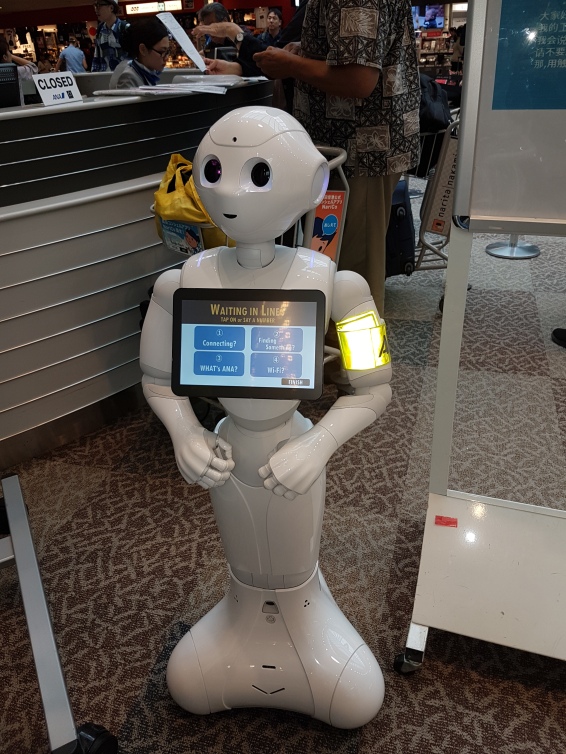 Japanese Robotics, the latest in customer service